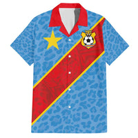 Custom DR Congo National Football Hawaiian Shirt Leopards Power - Wonder Print Shop