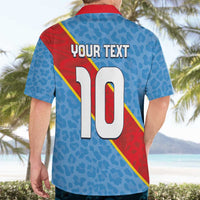Custom DR Congo National Football Hawaiian Shirt Leopards Power - Wonder Print Shop