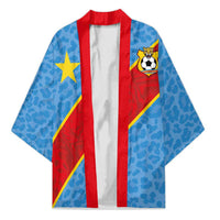 Custom DR Congo National Football Kimono Leopards Power - Wonder Print Shop