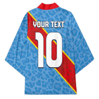 Custom DR Congo National Football Kimono Leopards Power - Wonder Print Shop