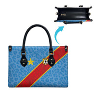 DR Congo National Football Leather Bag Leopards Power - Wonder Print Shop