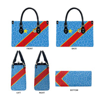 DR Congo National Football Leather Bag Leopards Power - Wonder Print Shop