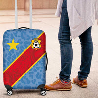 DR Congo National Football Luggage Cover Leopards Power - Wonder Print Shop