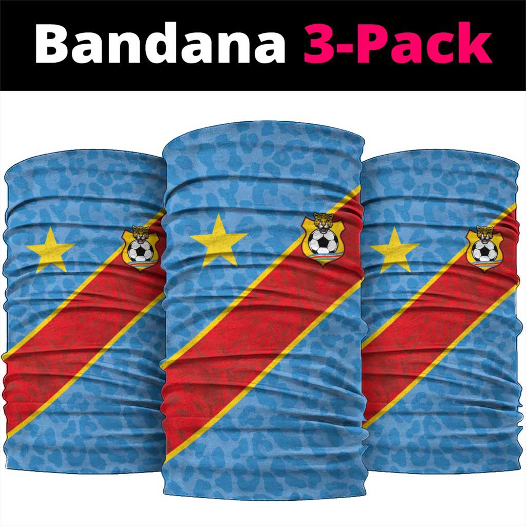 DR Congo National Football Neck Gaiter Leopards Power - Wonder Print Shop