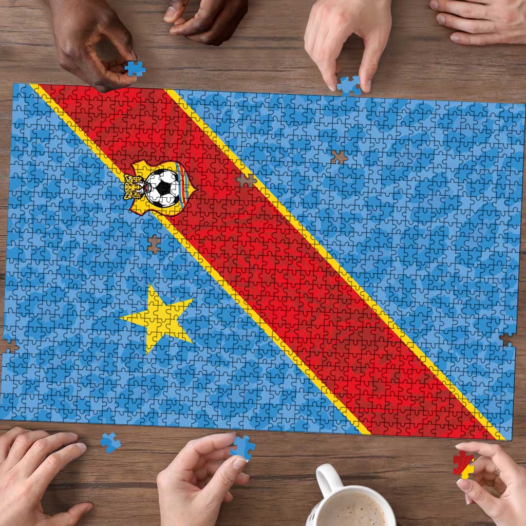 DR Congo National Football Puzzle Leopards Power - Wonder Print Shop