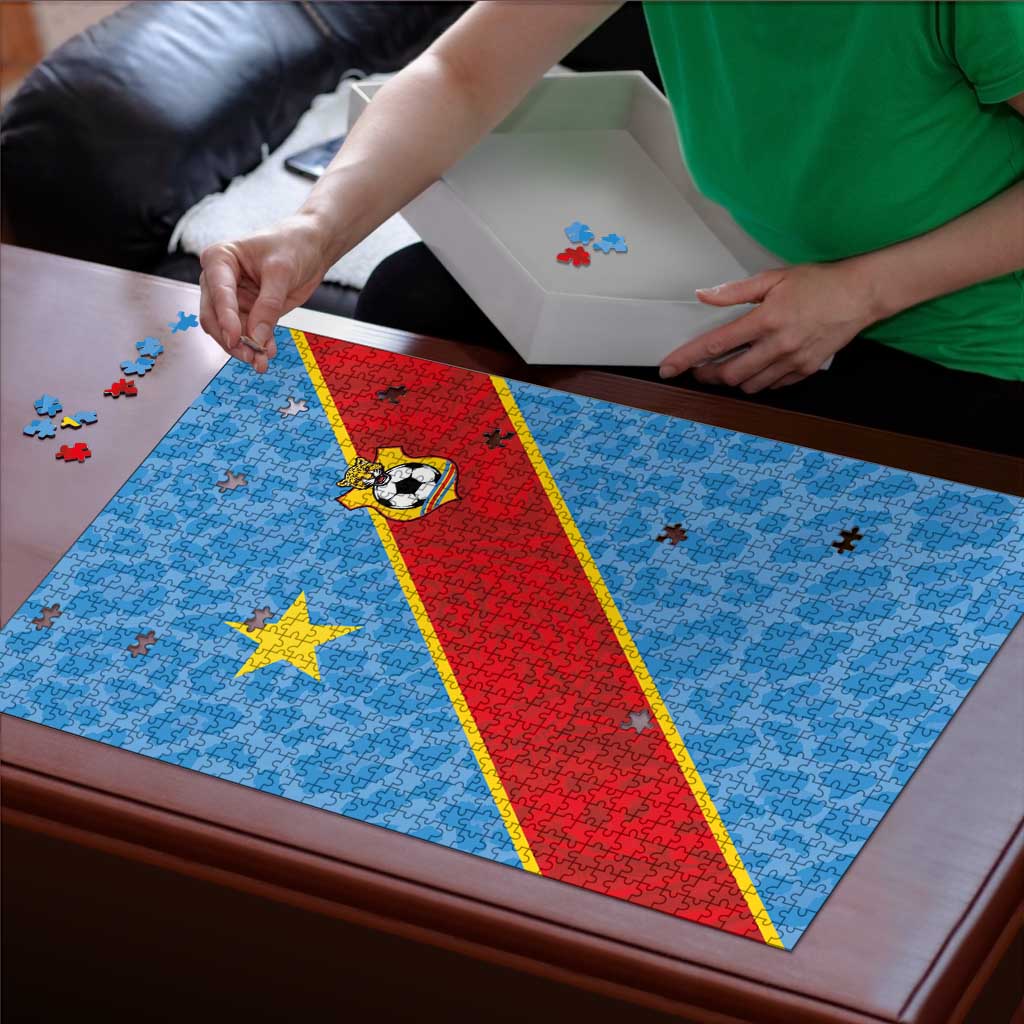 DR Congo National Football Puzzle Leopards Power - Wonder Print Shop