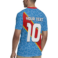 Custom DR Congo National Football Rugby Jersey Leopards Power - Wonder Print Shop