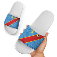DR Congo National Football Slide Sandals Leopards Power - Wonder Print Shop