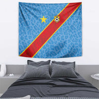 DR Congo National Football Tapestry Leopards Power - Wonder Print Shop