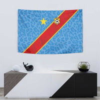 DR Congo National Football Tapestry Leopards Power - Wonder Print Shop