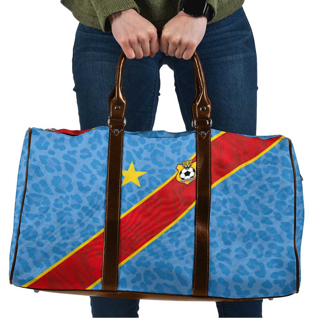 DR Congo National Football Travel Bag Leopards Power - Wonder Print Shop
