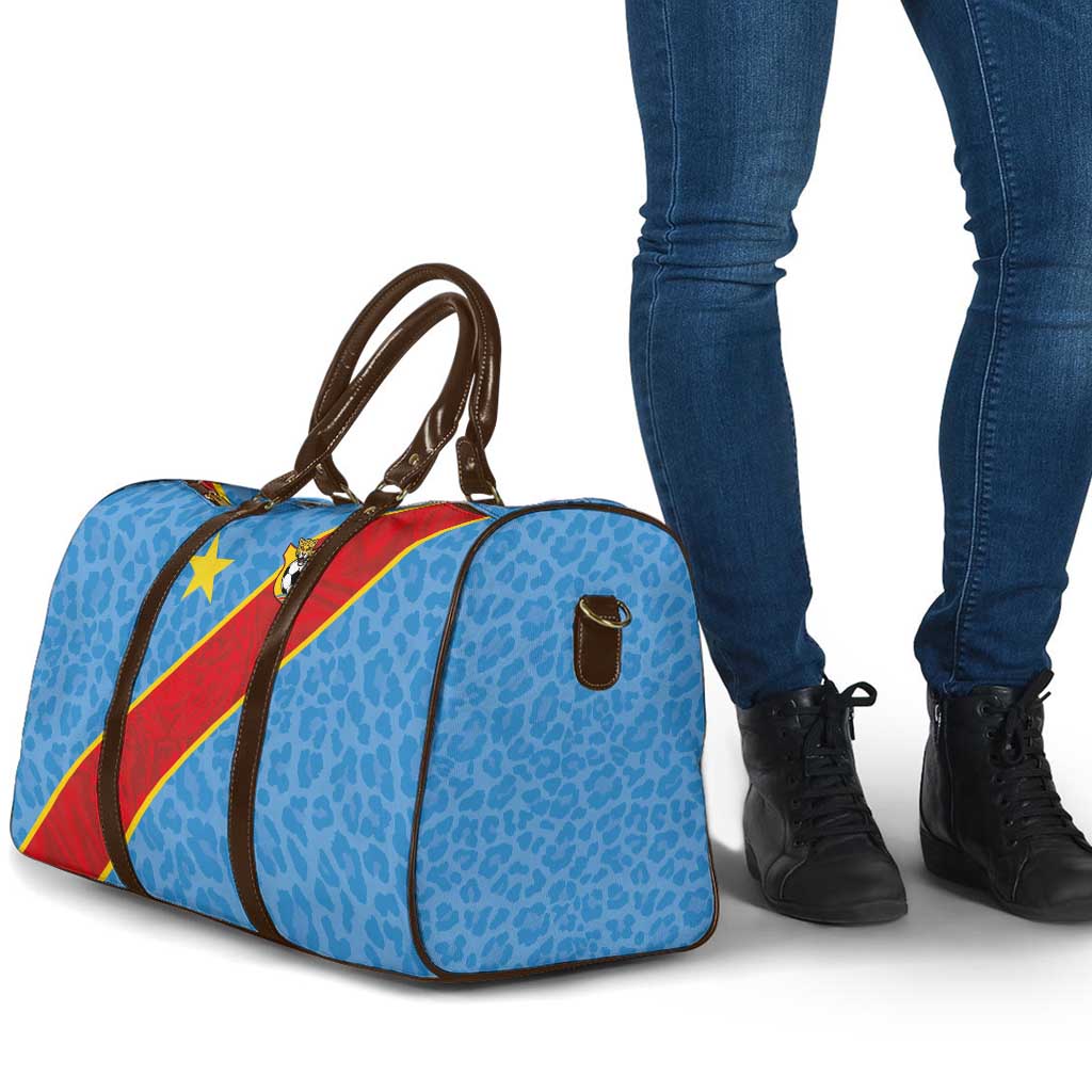 DR Congo National Football Travel Bag Leopards Power - Wonder Print Shop