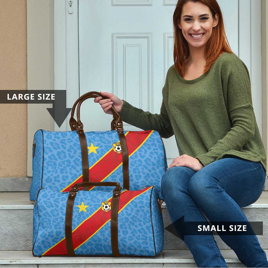 DR Congo National Football Travel Bag Leopards Power - Wonder Print Shop