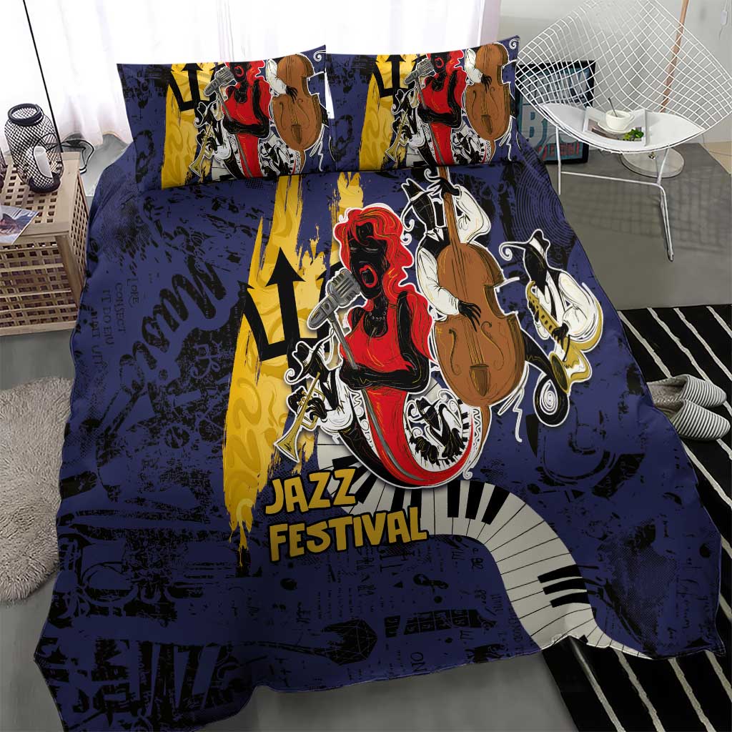 Barbados Jazz Festival - Abstract Jazz Art Bedding Set - Wonder Print Shop