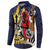 Barbados Jazz Festival - Abstract Jazz Art Button Sweatshirt - Wonder Print Shop