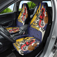 Barbados Jazz Festival - Abstract Jazz Art Car Seat Cover - Wonder Print Shop