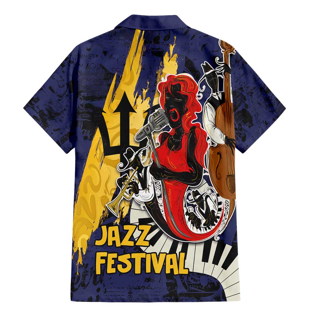 Barbados Jazz Festival - Abstract Jazz Art Family Matching Mermaid Dress and Hawaiian Shirt - Wonder Print Shop
