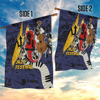 Barbados Jazz Festival - Abstract Jazz Art Garden Flag - Wonder Print Shop