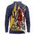 Barbados Jazz Festival - Abstract Jazz Art Long Sleeve Polo Shirt - Wonder Print Shop