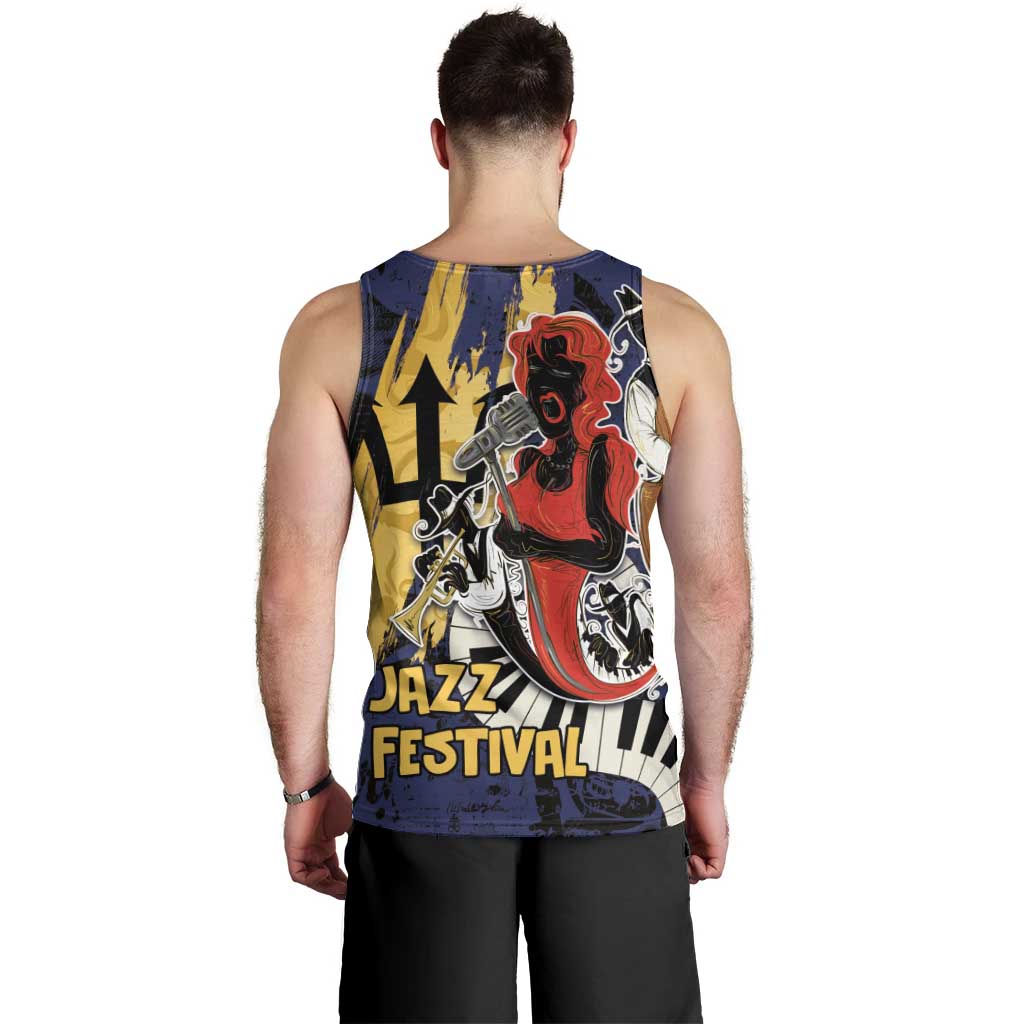 Barbados Jazz Festival - Abstract Jazz Art Men Tank Top - Wonder Print Shop