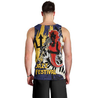 Barbados Jazz Festival - Abstract Jazz Art Men Tank Top - Wonder Print Shop