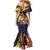 Barbados Jazz Festival - Abstract Jazz Art Mermaid Dress - Wonder Print Shop