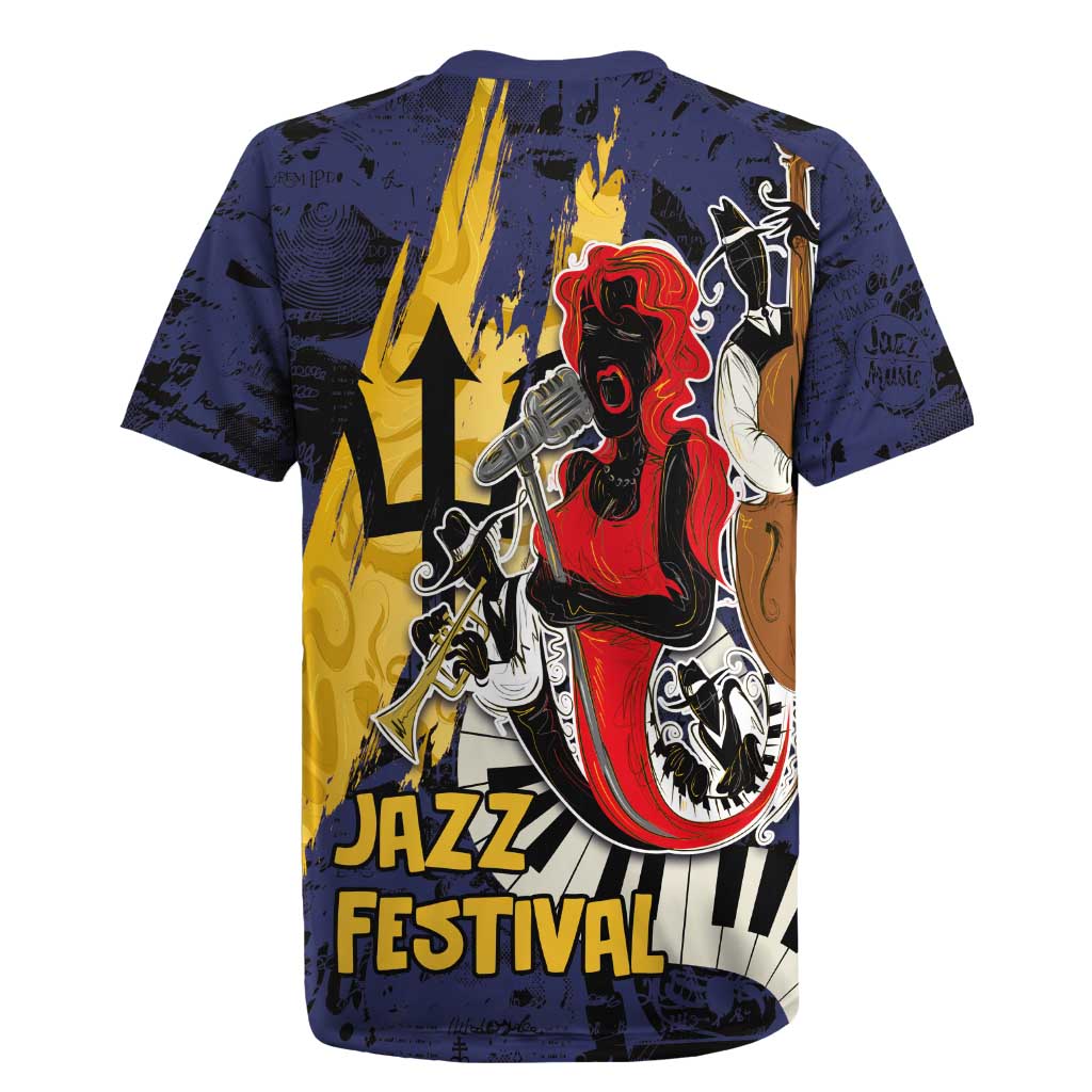 Barbados Jazz Festival - Abstract Jazz Art Rugby Jersey - Wonder Print Shop