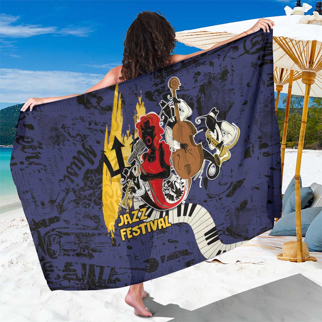 Barbados Jazz Festival - Abstract Jazz Art Sarong - Wonder Print Shop