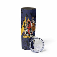 Barbados Jazz Festival - Abstract Jazz Art Skinny Tumbler - Wonder Print Shop