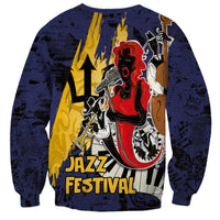 Barbados Jazz Festival - Abstract Jazz Art Sweatshirt - Wonder Print Shop
