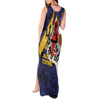 Barbados Jazz Festival - Abstract Jazz Art Tank Maxi Dress - Wonder Print Shop