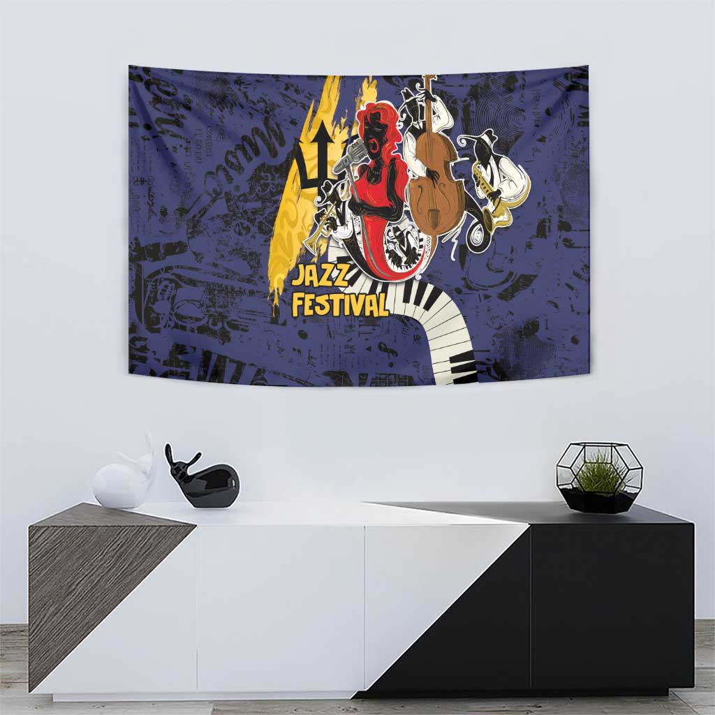 Barbados Jazz Festival - Abstract Jazz Art Tapestry - Wonder Print Shop