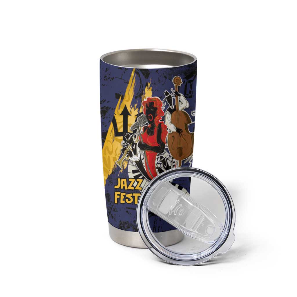 Barbados Jazz Festival - Abstract Jazz Art Tumbler Cup - Wonder Print Shop