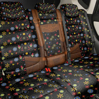Traditional German Costume - Lederhosen Back Car Seat Cover Folk Floral Pattern Style - Wonder Print Shop