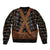 Traditional German Costume - Lederhosen Bomber Jacket Folk Floral Pattern Style - Wonder Print Shop