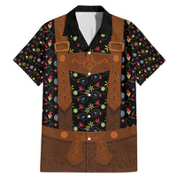 Traditional German Costume - Lederhosen Family Matching Mermaid Dress and Hawaiian Shirt Folk Floral Pattern Style - Wonder Print Shop
