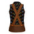 Traditional German Costume - Lederhosen Women Sleeveless Polo Shirt Folk Floral Pattern Style - Wonder Print Shop