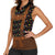 Traditional German Costume - Lederhosen Women Sleeveless Polo Shirt Folk Floral Pattern Style - Wonder Print Shop