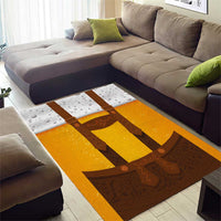 Traditional German Costume - Lederhosen Area Rug Oktoberfest Beer Head Funny Style - Wonder Print Shop