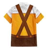 Traditional German Costume - Lederhosen Family Matching Mermaid Dress and Hawaiian Shirt Oktoberfest Beer Head Funny Style - Wonder Print Shop