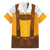 Traditional German Costume - Lederhosen Family Matching Summer Maxi Dress and Hawaiian Shirt Oktoberfest Beer Head Funny Style - Wonder Print Shop