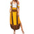 Traditional German Costume - Lederhosen Family Matching Summer Maxi Dress and Hawaiian Shirt Oktoberfest Beer Head Funny Style - Wonder Print Shop