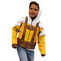 Traditional German Costume - Lederhosen Kid Hoodie Oktoberfest Beer Head Funny Style - Wonder Print Shop