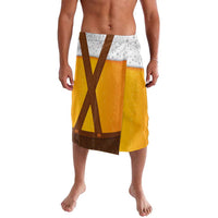 Traditional German Costume - Lederhosen Lavalava Oktoberfest Beer Head Funny Style - Wonder Print Shop