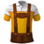 Traditional German Costume - Lederhosen Polo Shirt Oktoberfest Beer Head Funny Style - Wonder Print Shop
