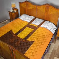 Traditional German Costume - Lederhosen Quilt Oktoberfest Beer Head Funny Style - Wonder Print Shop