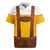 Traditional German Costume - Lederhosen Rugby Jersey Oktoberfest Beer Head Funny Style - Wonder Print Shop