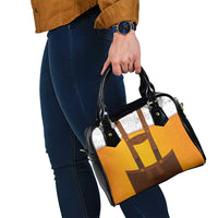 Traditional German Costume - Lederhosen Shoulder Handbag Oktoberfest Beer Head Funny Style - Wonder Print Shop