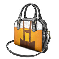 Traditional German Costume - Lederhosen Shoulder Handbag Oktoberfest Beer Head Funny Style - Wonder Print Shop