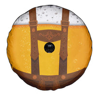 Traditional German Costume - Lederhosen Spare Tire Cover Oktoberfest Beer Head Funny Style - Wonder Print Shop
